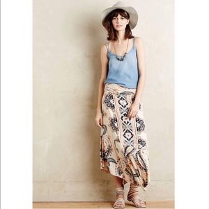 Anthropologie Maeve pattern skirt